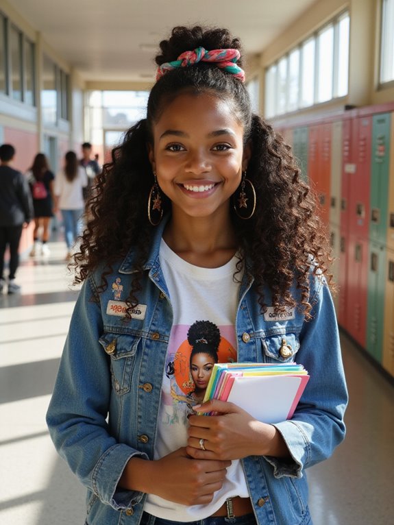 half up half down curls