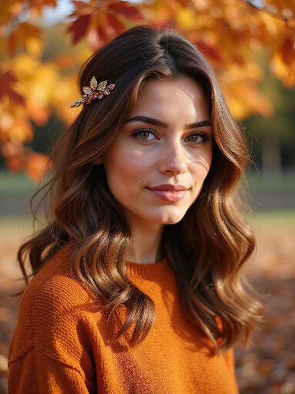 half up half down curls