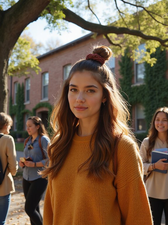 half up half down hairstyles