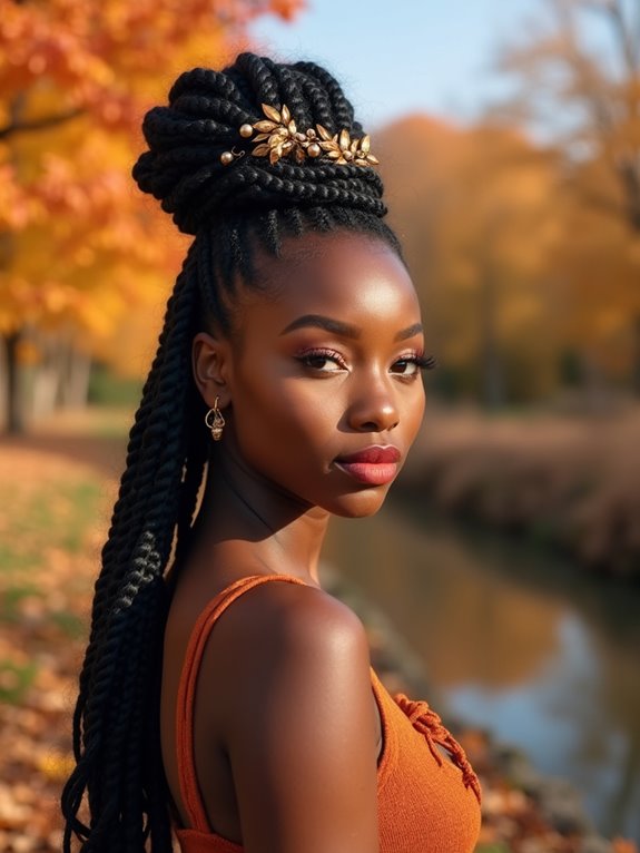 half up twists elegance care