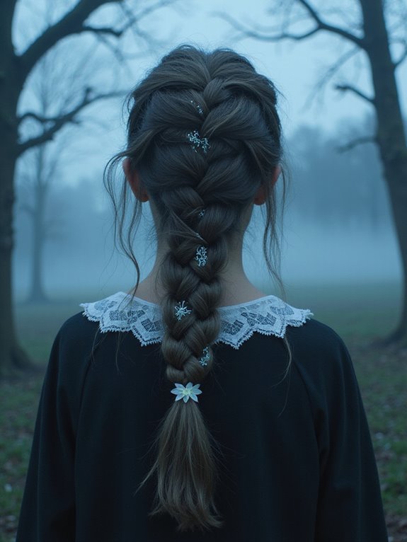 haunting fishtail braid hairstyle