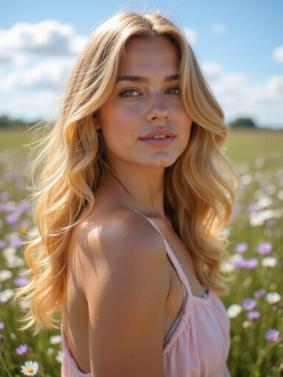 honey blonde ombre styles