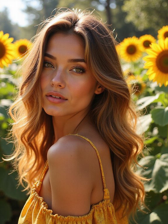 honey caramel summer balayage