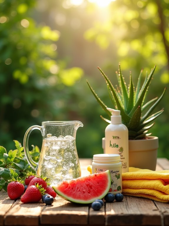 hydrate hair for vitality