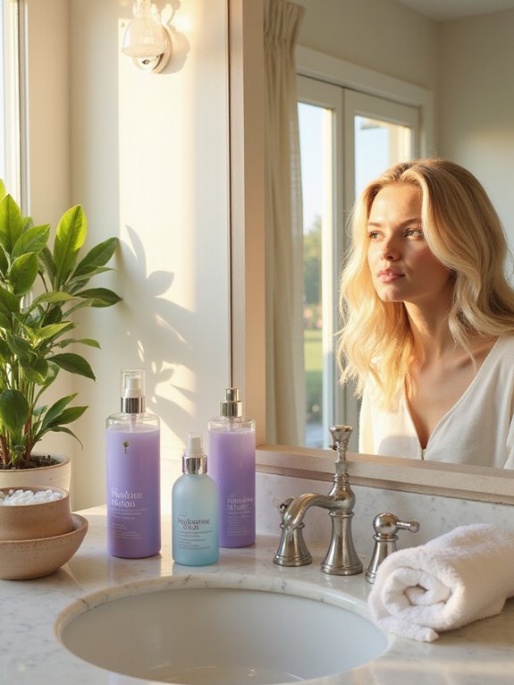 hydrating hair care routine