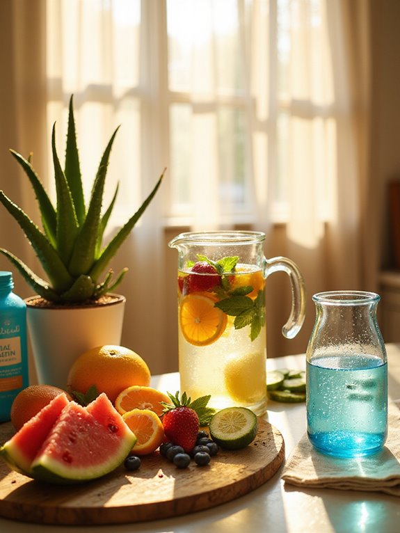 hydration promotes healthy hair