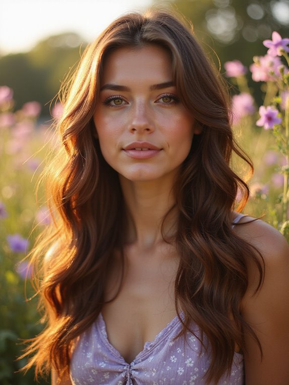 icy chestnut with lowlights