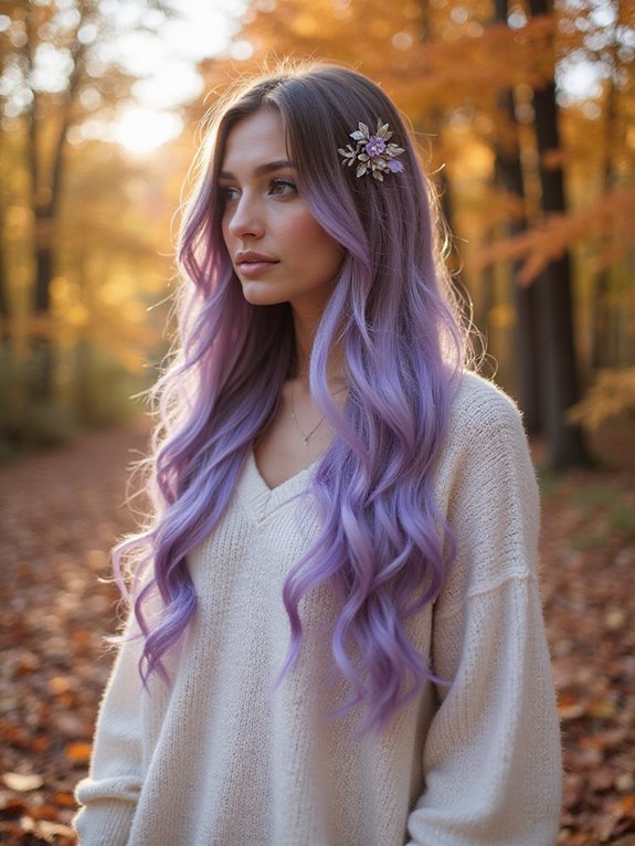 icy lavender hair trend
