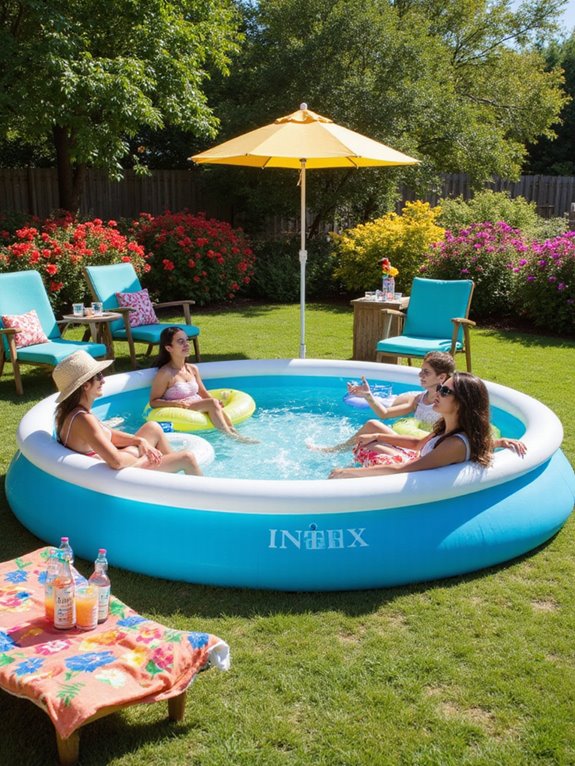 inflatable easy setup pool