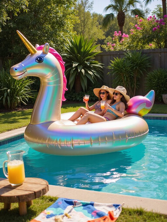 inflatable pool float relaxation
