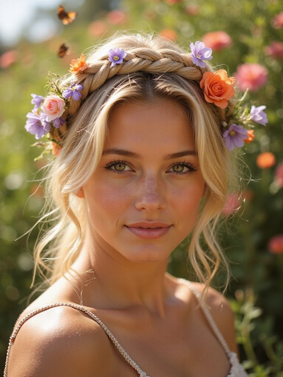 intricate summer braided crown