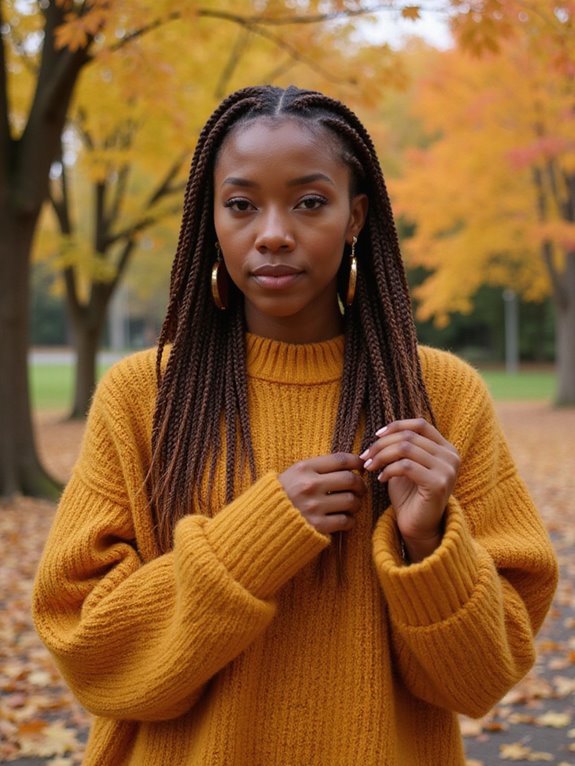 knotless braids for healthy hair