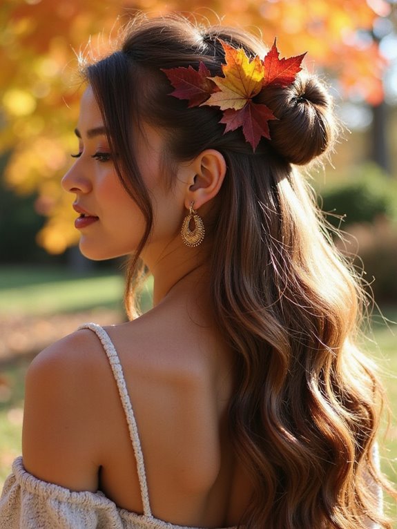 knotted half up hairstyle tutorial