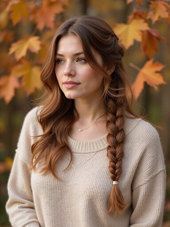 knotted side braid elegance