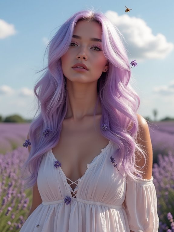 lavender haircare for summer
