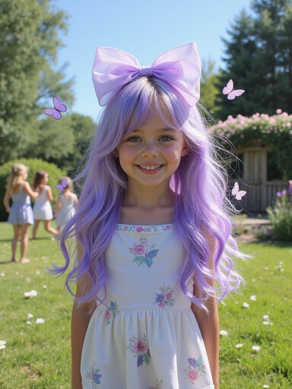 lavender hairstyles for kids