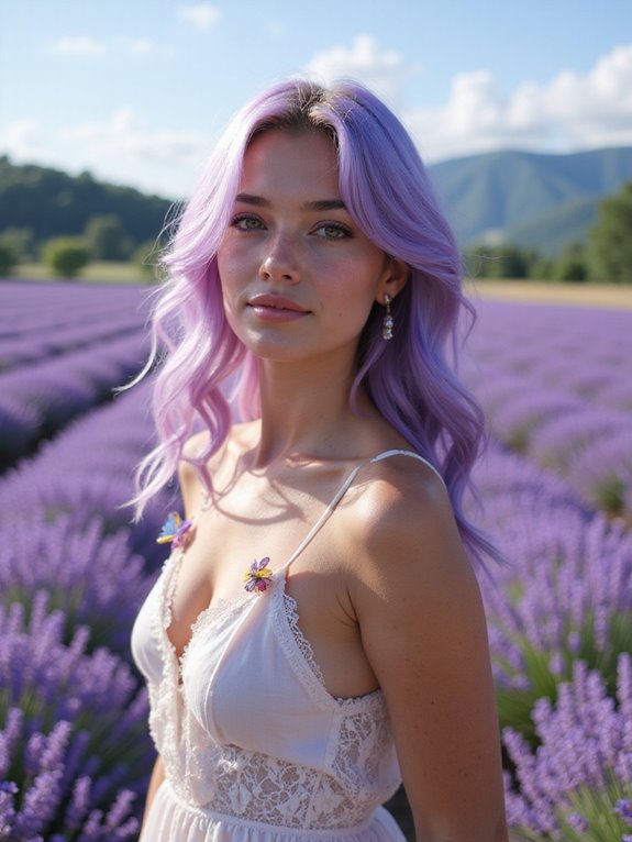 lavender mist summer styling