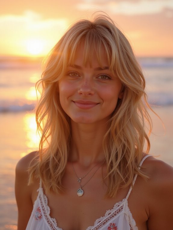 layered bangs for summer