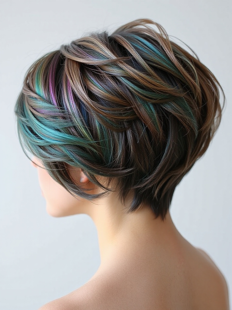 layered pixie bob elegance