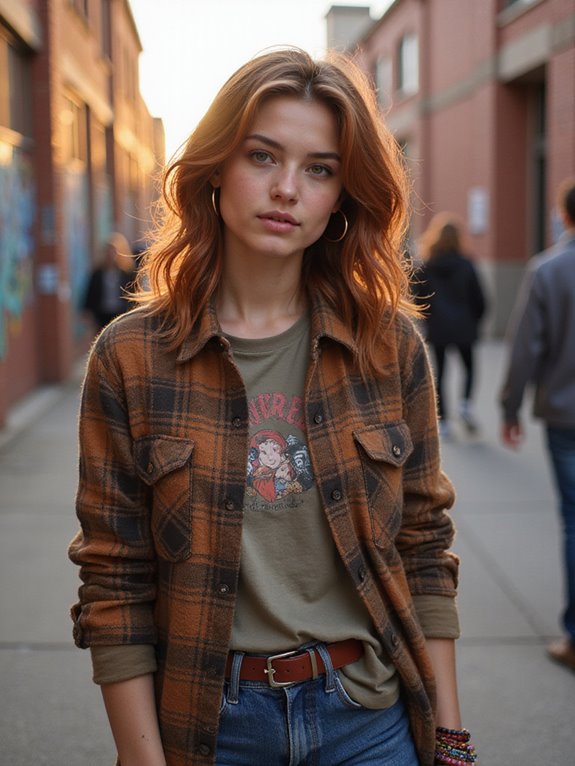 layered shag cut style