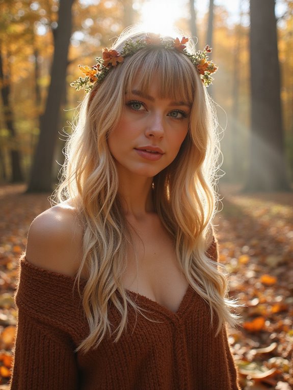 layered shag with bangs