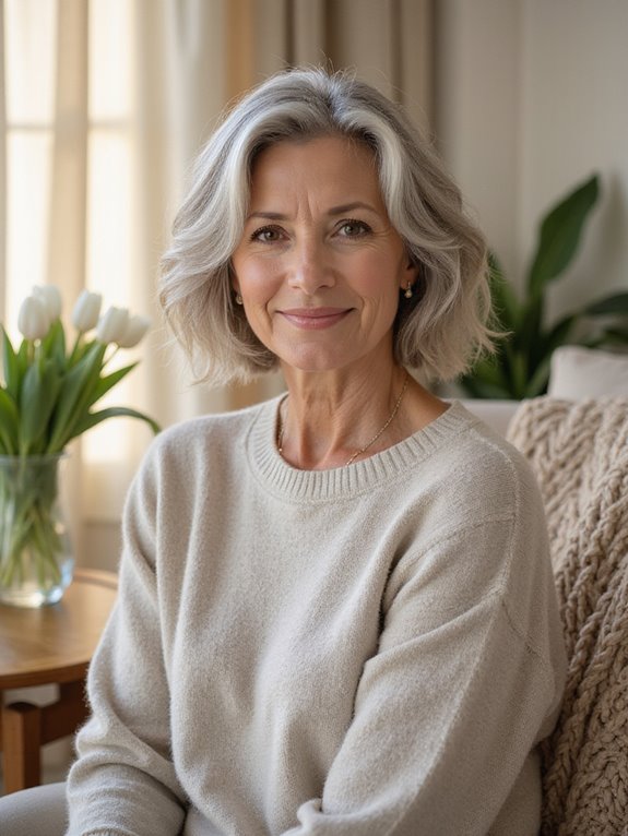 layered soft waves hairstyle