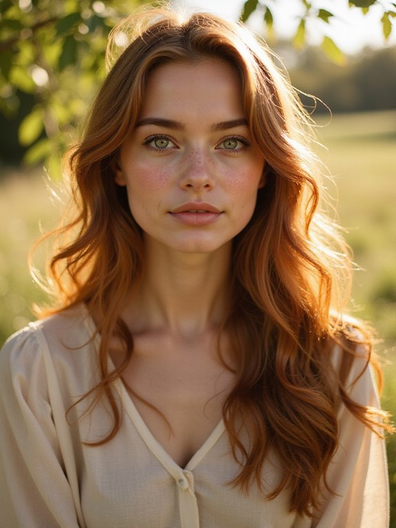 light auburn enhances hazel