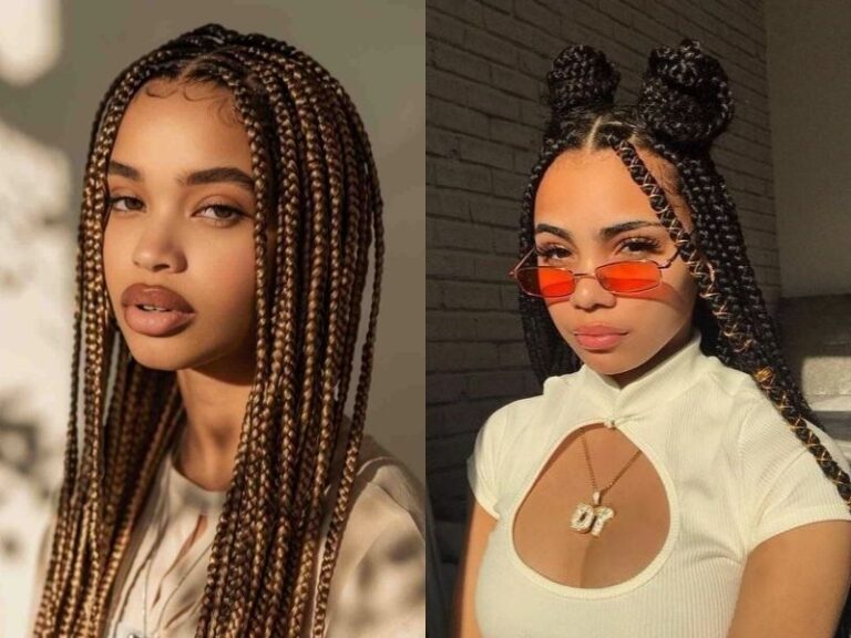 32 Stunning Long Box Braids To Elevate Your Style Game!