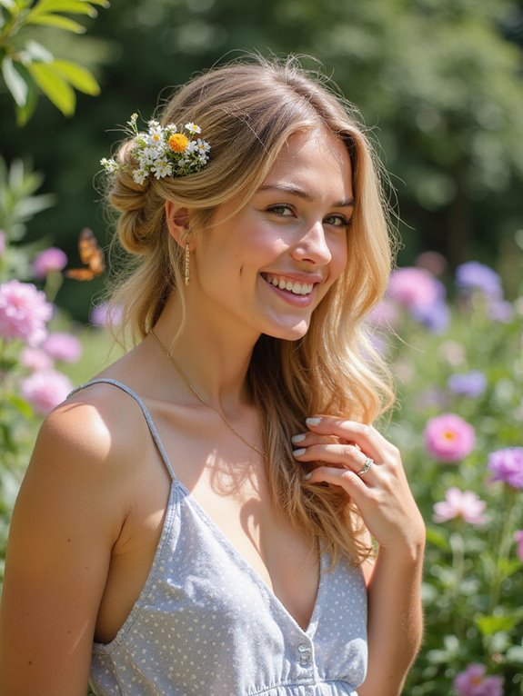 loose stylish carefree bun