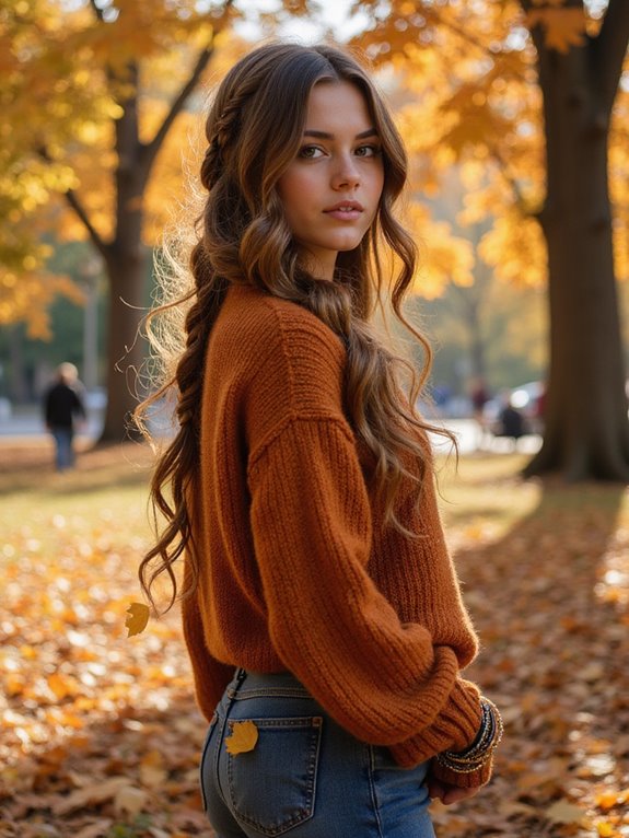 loose stylish fall braid