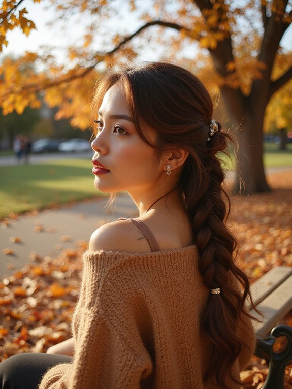 low side twist hairstyle