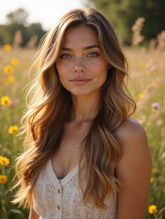 luminous face framing highlights technique