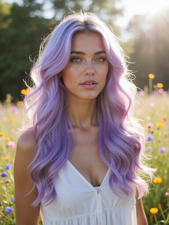 luminous lavender wig care
