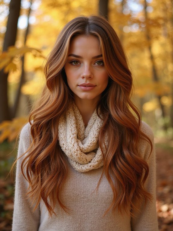luscious caramel hair color