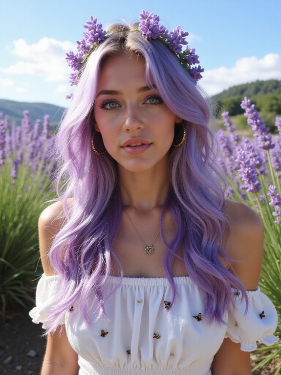 luscious lavender hair trend