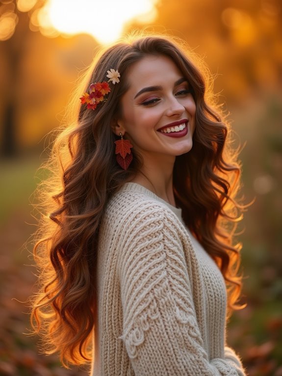 luscious layered loose curls