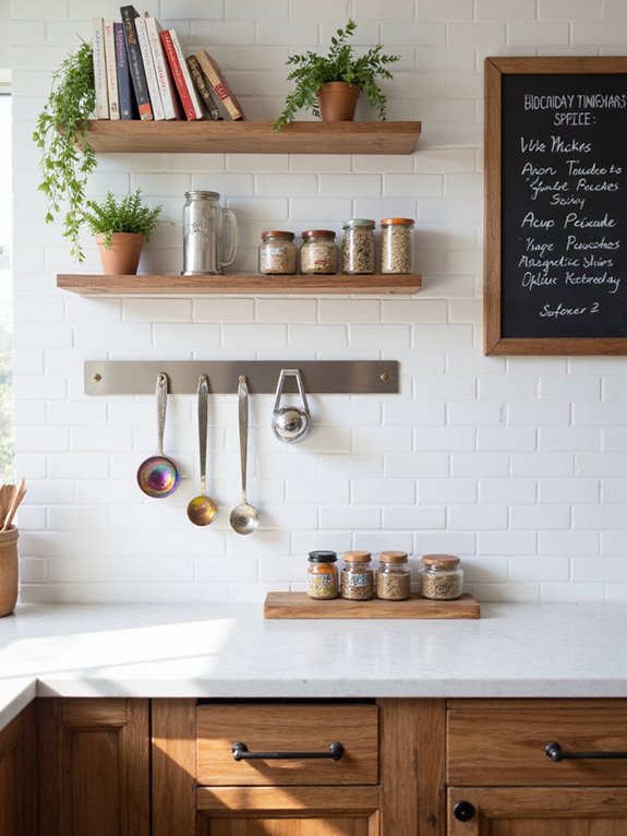 magnetic strips for organization