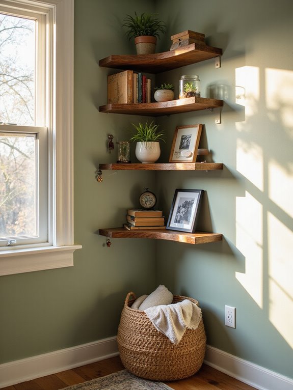 maximize corner storage efficiency