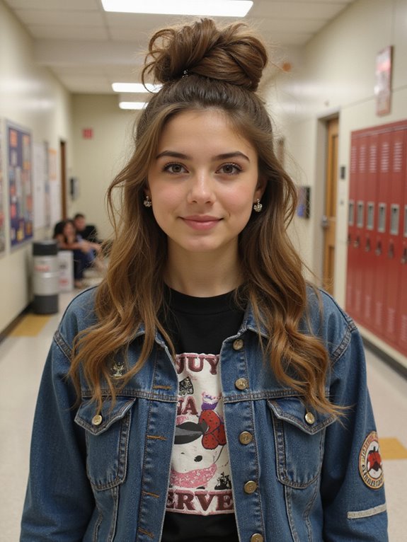 messy bun hairstyle tips