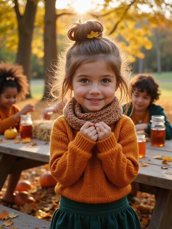 messy bun with accessories