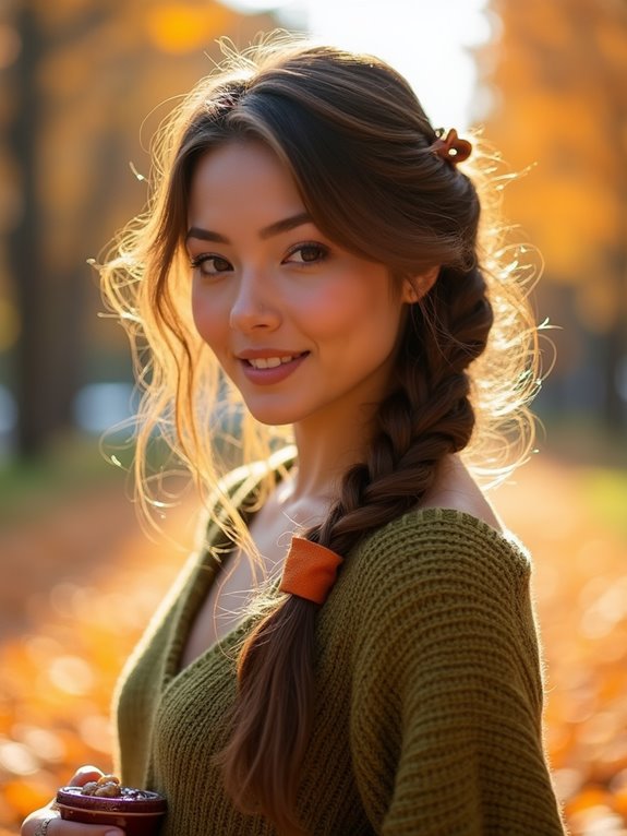 messy side braid tutorial