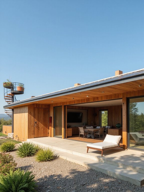 minimalist serene ranch design