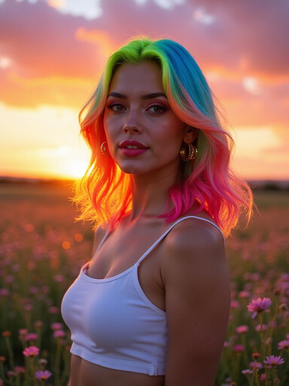 neon summer hair colors