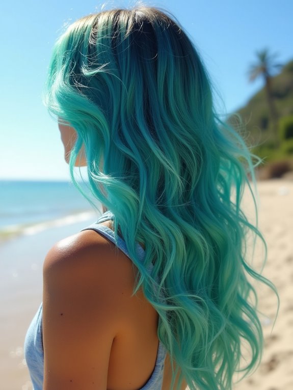 ocean breeze blue ombre