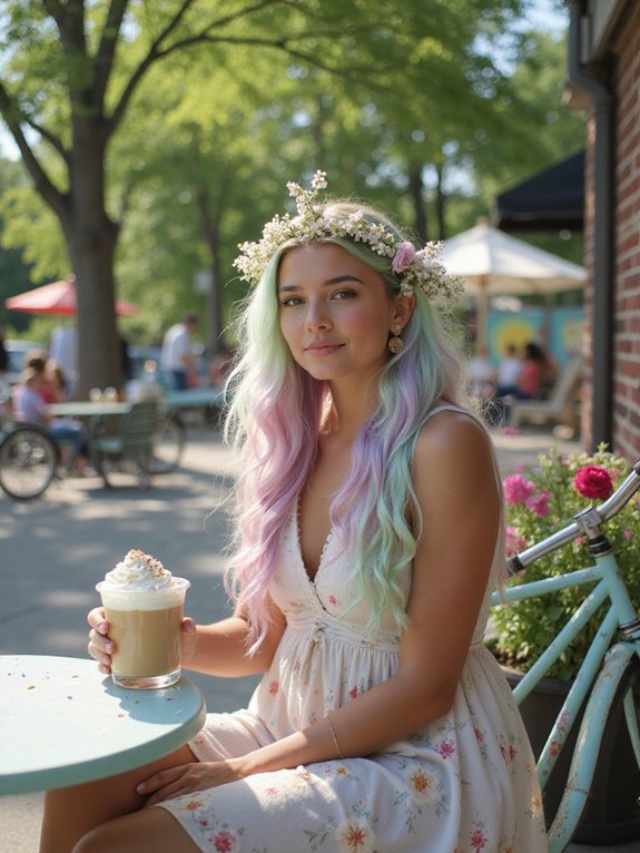 pastel bubblegum hair colors