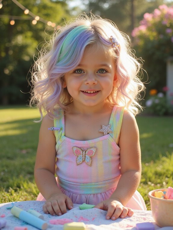 pastel hair color fun