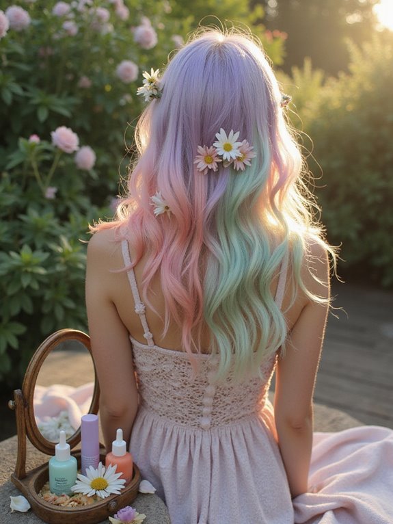 pastel hair color techniques