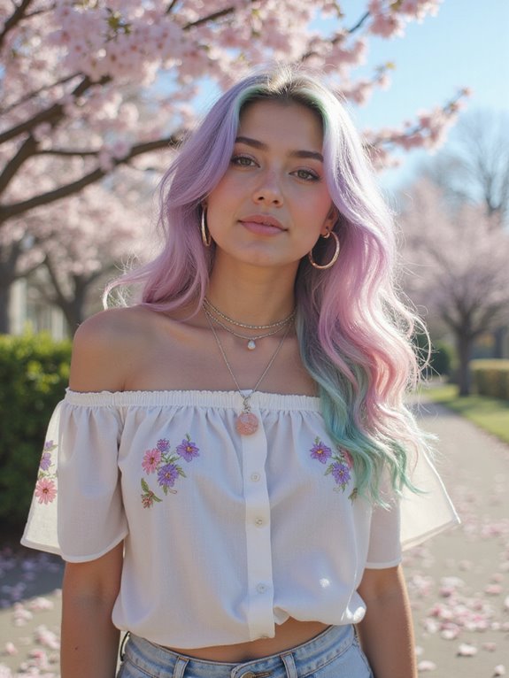 pastel hair color trends