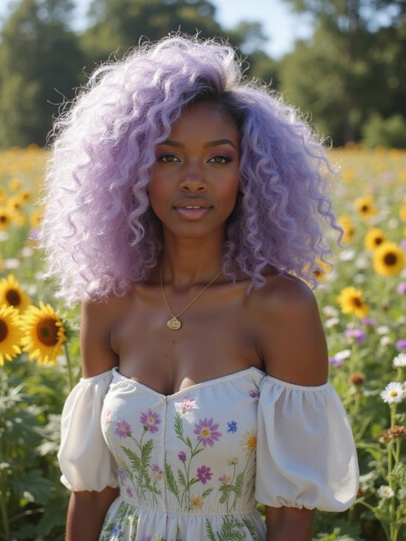 pastel lavender hair maintenance