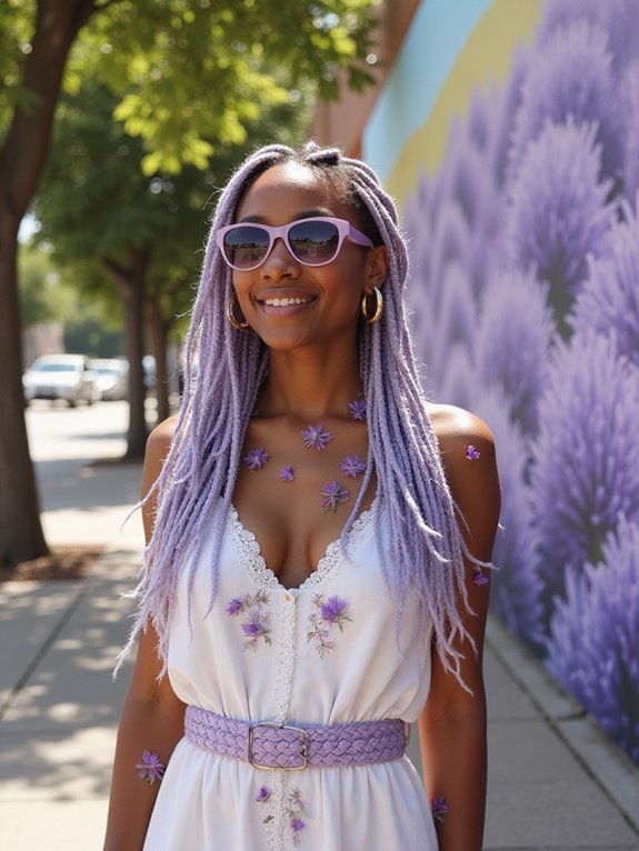 pastel lavender locs maintenance tips